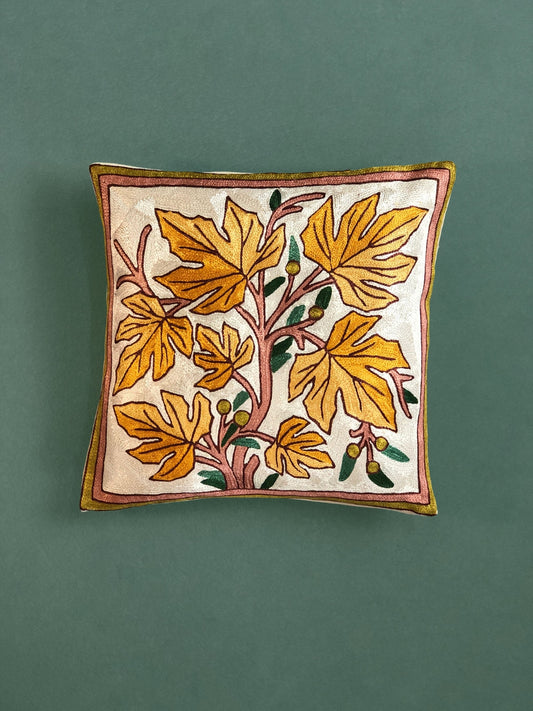 Golden Chinar - Cushion Cover
